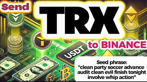 Fastest Way to Transfer USDT from TRX Wallet to Binance