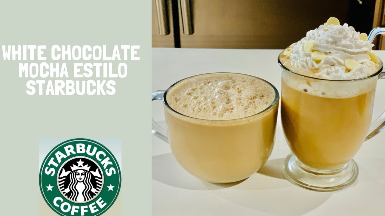White chocolate mocha estilo Starbucks receta fácil - YouTube