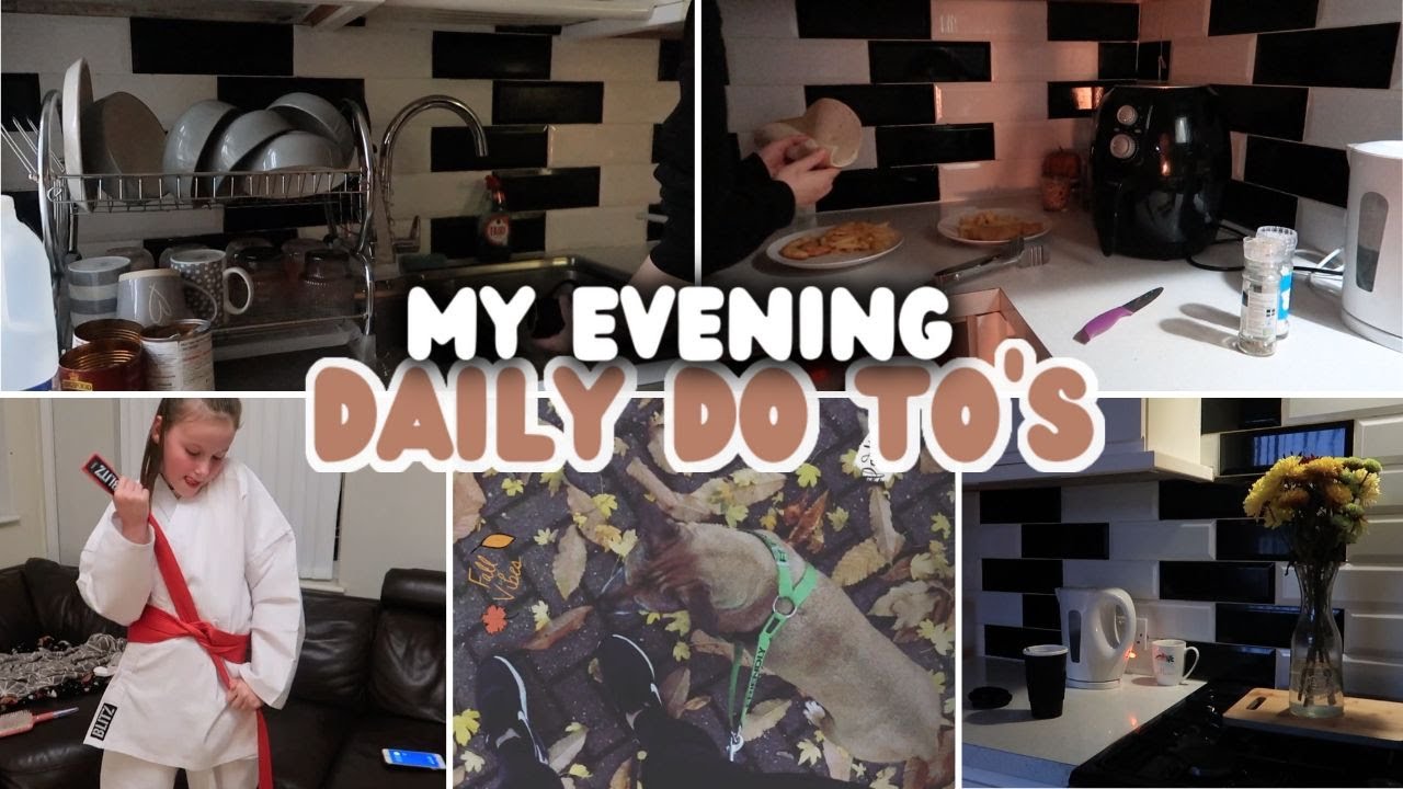 My Evening Daily To Do's | After Dark | MyLifeAsAMum