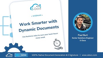 [Webinar] Work Smarter with Dynamic Documents