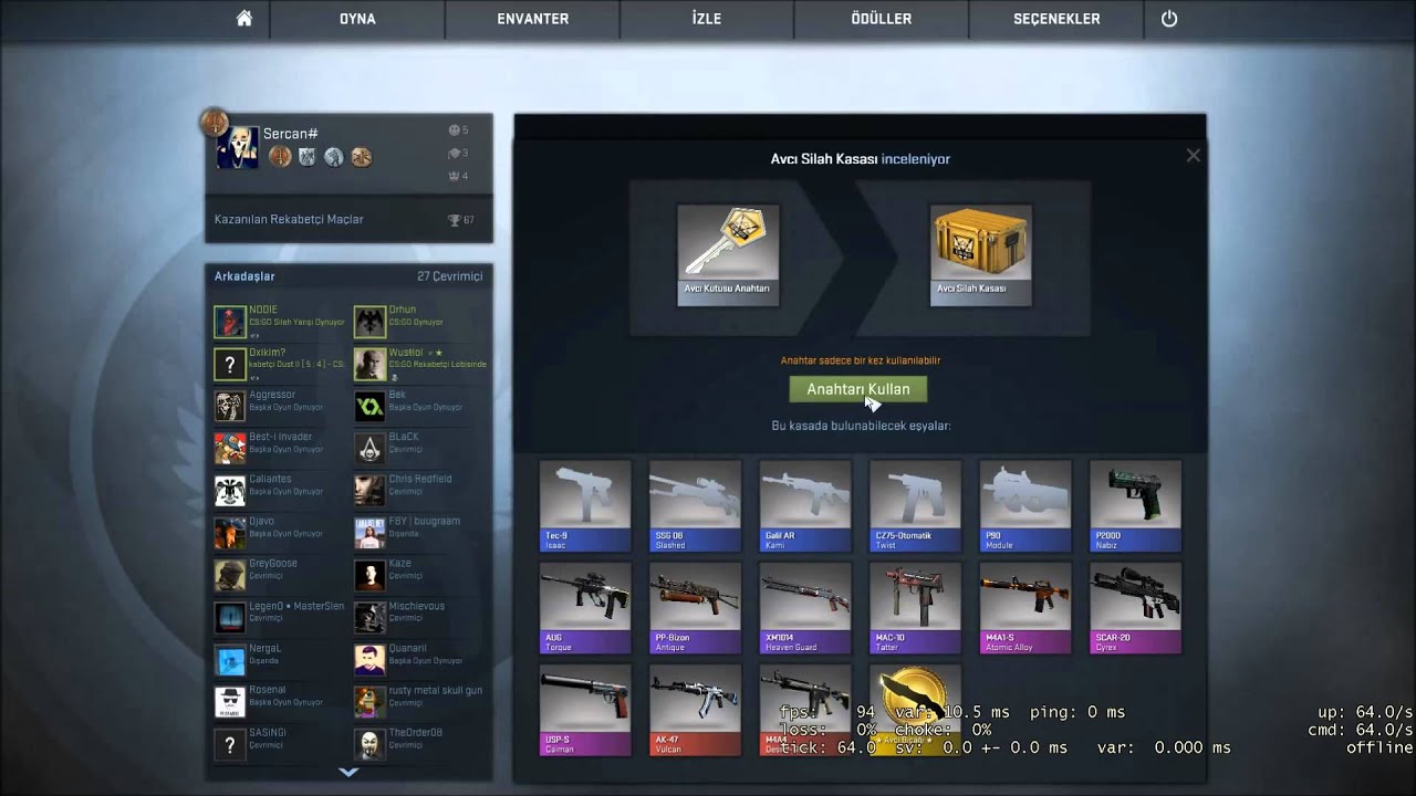 CS GO Huntsman Case Open (avcı silah kasası açılış) - YouTube