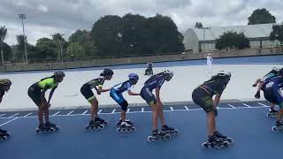 Patinaje de velocidad microciclo juegos de la juventud final A puntos Hanny Castellanos