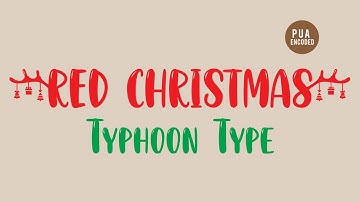How to get Reindeer Antlers & Alternate Glyphs on Red Christmas font with Illustrator (PUA encoded)
