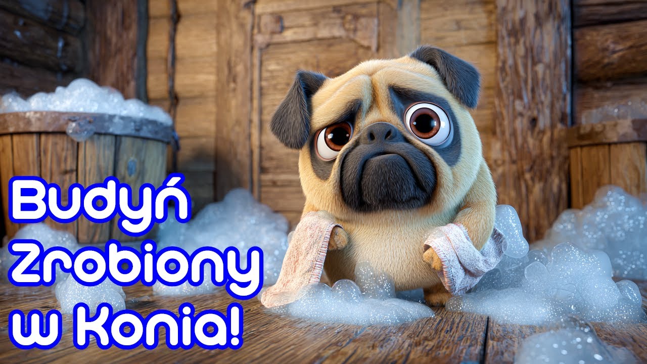 🐶 Mops Budyń Zrobiony w Konia! 🐴 | Bajki edukacyjne dla dzieci 🌙 | Audiobook 🎶