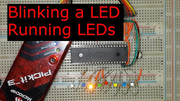 Blinky and Running LEDs 🔴 PIC Microcontroller Programming Tutorial #3 MPLAB in C