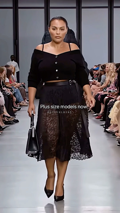 Back when M/L size was considered plus #runway #model #fashion #memes #shorts