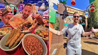 NEW Disney Restaurant Opens At Hollywood Studios! | Woody&#39;s Roundup Rodeo BBQ Full Food Review!