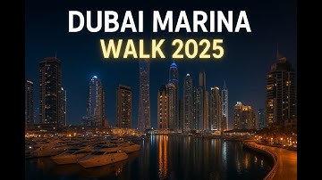 Dubai Marina After Sunset | Cinematic Cityscape Vibes