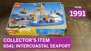 unbox, build and review Lego set 6541: Intercoastal Seaport from 1991! #legoland #lego