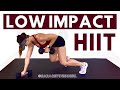 LOW IMPACT HIIT CARDIO WITH WEIGHTS - 30 Minute No Jumping Pyramid HIIT
