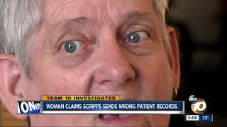 Local woman claims Scripps Health repeatedly sends her other patients' medical records