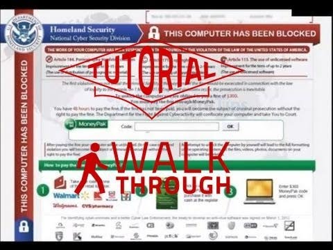 How To Remove The Homeland Security Virus On Windows 8