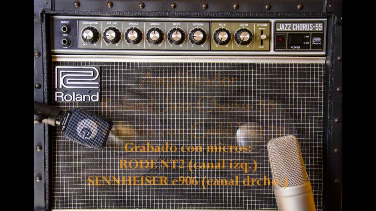 Guitarras de Jazz - Amplificador Roland JC-55 - YouTube