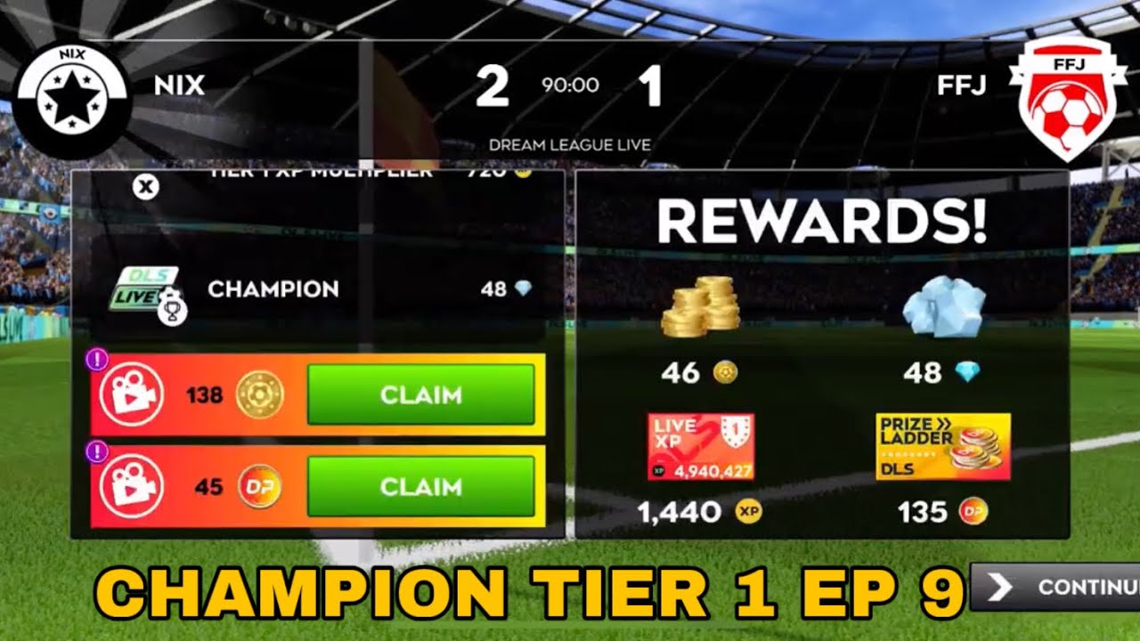 DLS 25 | Unforgettable Victories! | Champion Tier 1 Ep 9