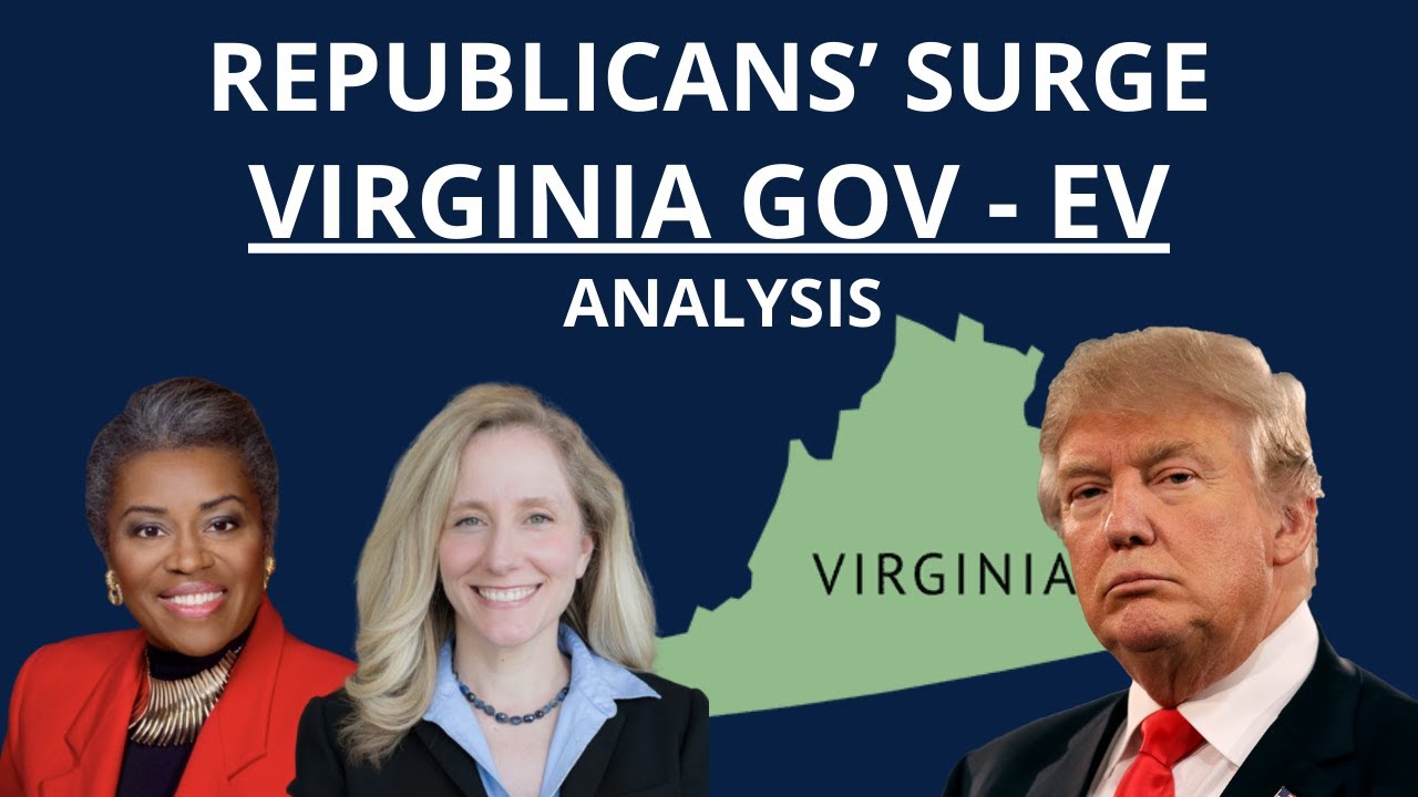 Republicans' Surge in 1st day of Early Voting in Virginia! - YouTube