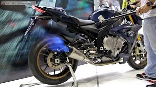 BMW S1000R Akrapovic Full Exhaust Sound and Backfire! - Bikers Garage 02