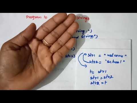 python program to swap two strings/+2 python program book back Q ...