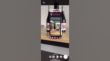Augmented Reality Wine Label App Demonstration
