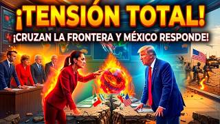 ¡TENSIÓN EN LA FRONTERA! Soldados de EE.UU. CRUZAN a México: La Respuesta de Sheinbaum