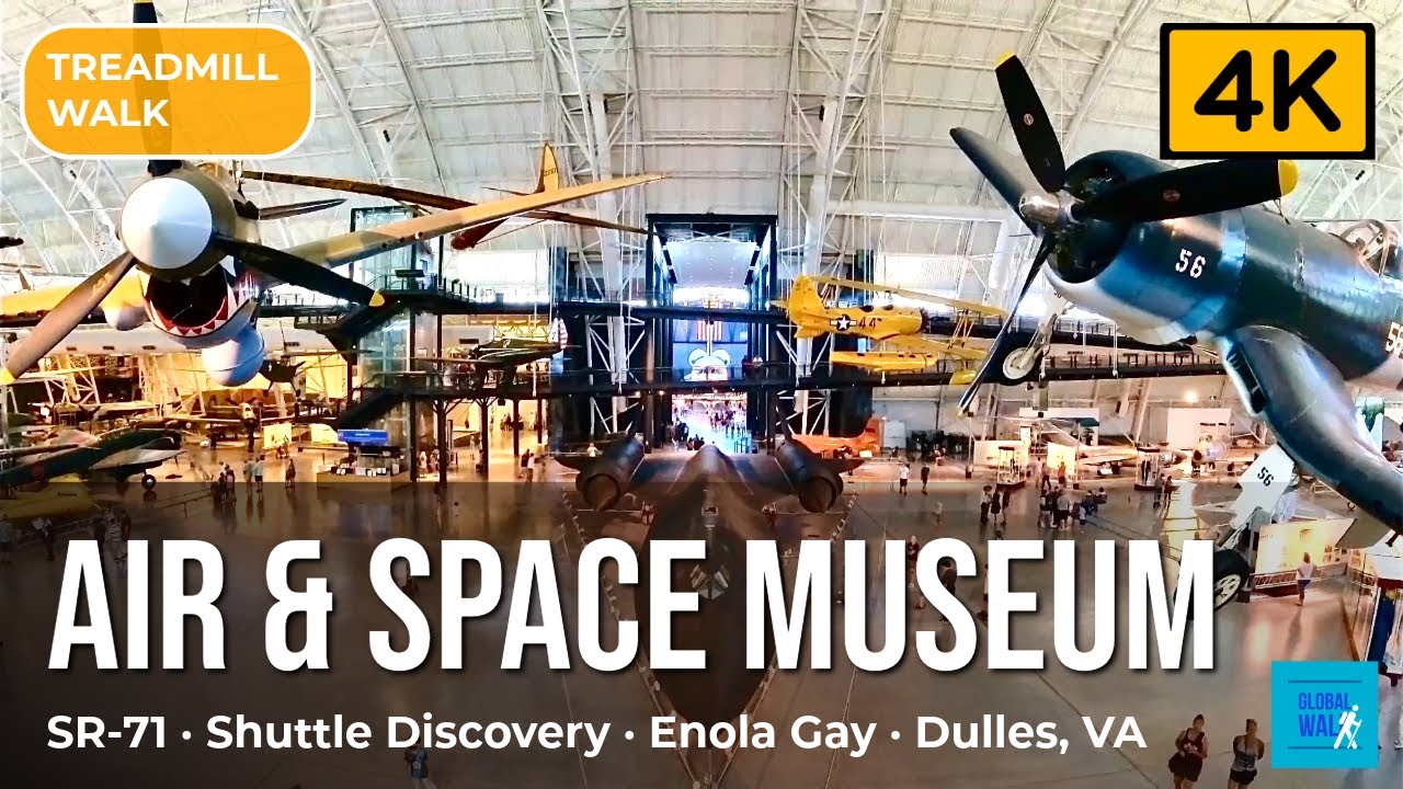 Air & Space Museum 4K — SR-71, Space Shuttle Discovery & Enola Gay