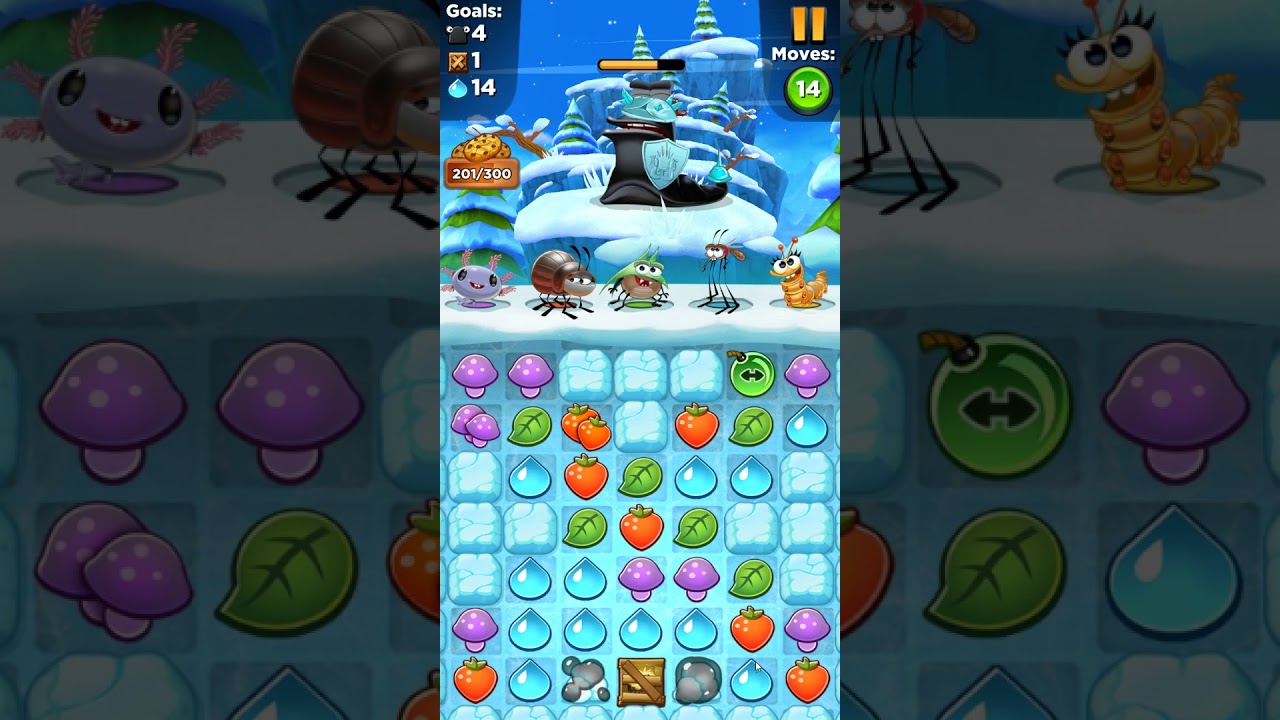Best Fiends level 54 no boosters