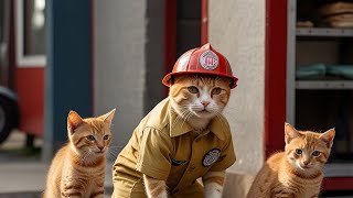 Blaze The Brave Fire Cat