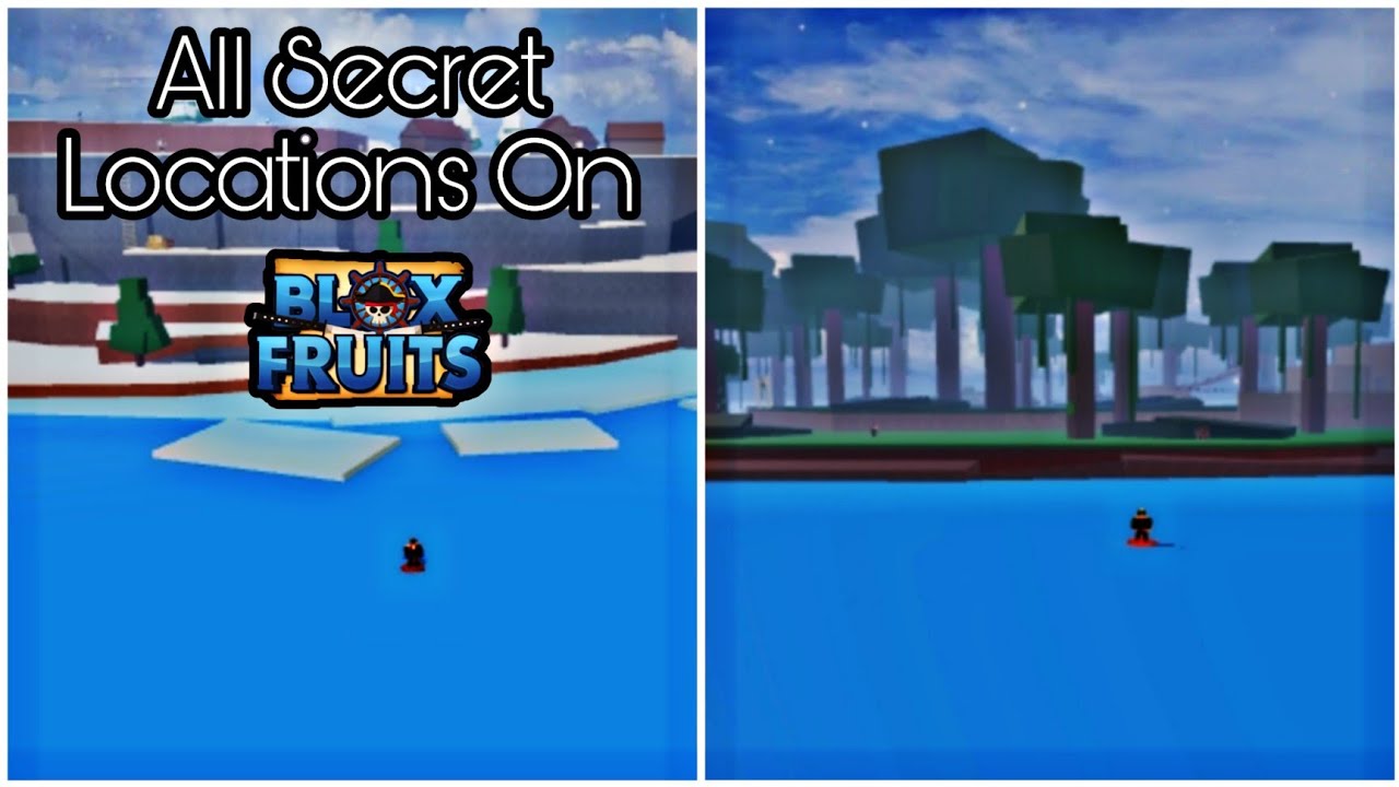 5 Secret Places In First Sea #bloxfruits #roblox