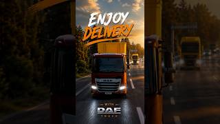 Truck Delivery Vibes 🚛💨 DAF Truck on Highway | Cinematic #shorts