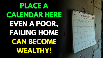 Placing the Calendar Here Can Revive Even a Doomed House! Feng Shui Secrets for Wealth Flow