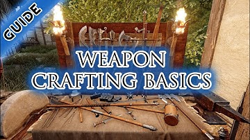 Mortal Online 2 Weapon Crafting Tutorial 4k Basic Guide on How to make Weapons