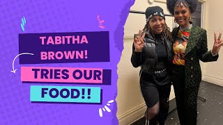 Tabitha Brown Tries Our Food - For Her Chicago Book Tour✨✨✨✨