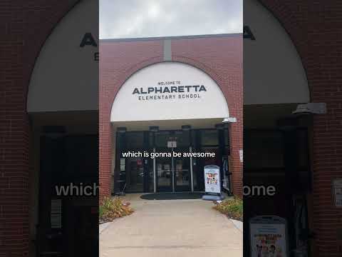 Alpharetta Elementary School Giveback!❤️📝🍁 #shorts