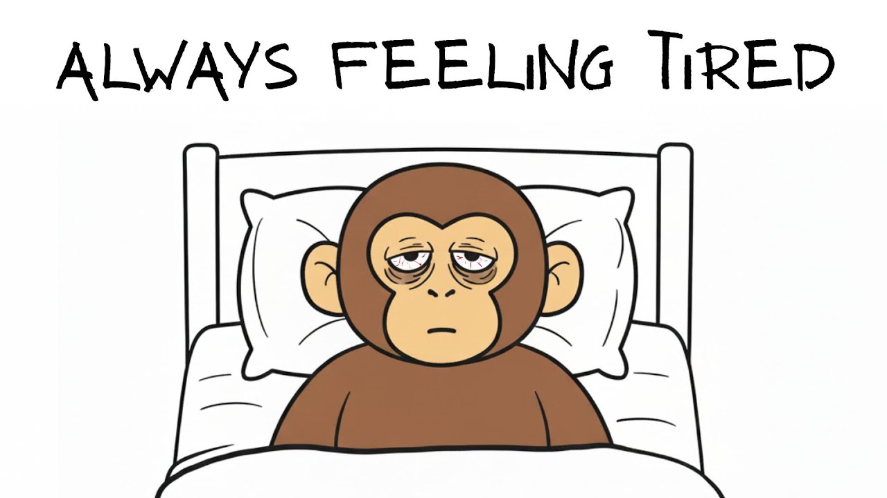 Why You're Always TIRED Even When You Do Nothing All Day Monkey ...
