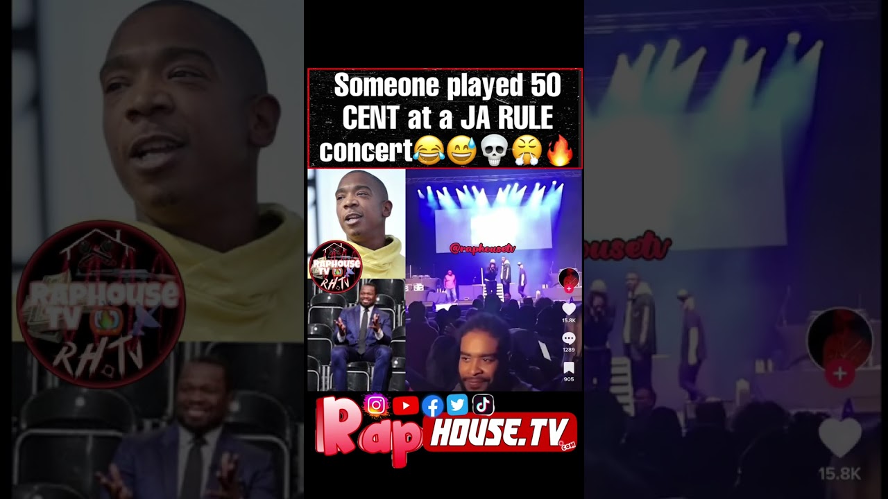Someone played 50 CENT at a JA RULE concert🔥😂😂🤣