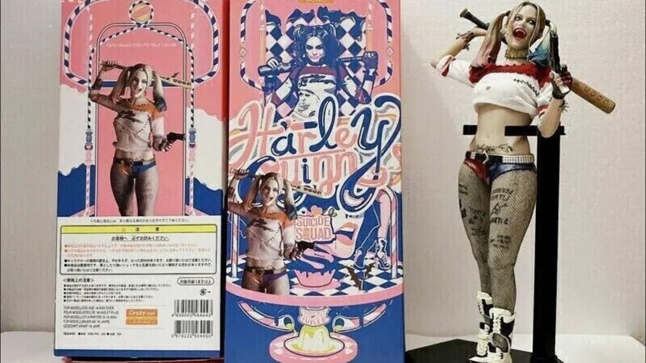 Crazy Toys Harley Quinn ハーレイクイン フィギュア Crazy toys Harley Quinn - YouTube