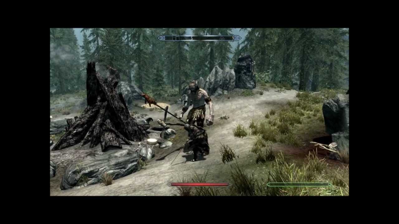 The Elder Scrolls V: Skyrim Giant Slaying Melee Combat