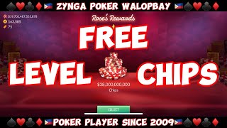 Got A Free Chips in Level Up! Zynga Texas Hold’em Poker