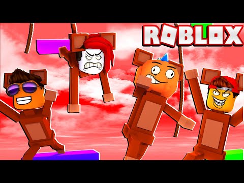 This Roblox Kitty Race Tower Is Impossible With Friends - kitty roblox mouse robot