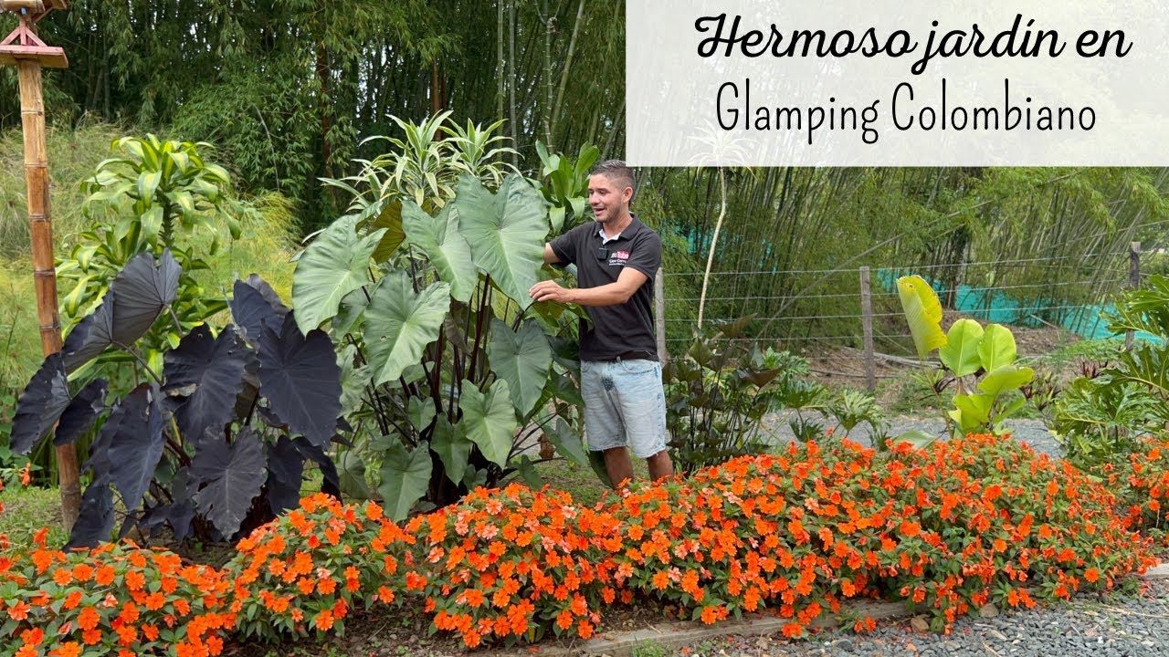 HERMOSO JARDÍN colombiano en Macaglamping