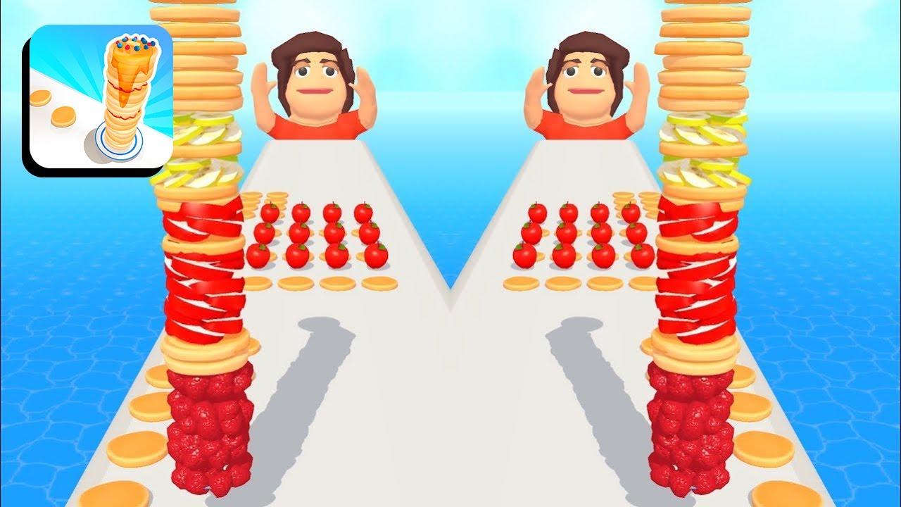 PANCAKE RUN 🍌🥞 Games Mobile Android, iOS Gameplay Walkthrough New Update All Levels 5LVL