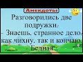 Две подруги и непроизвольный орг@зм... Подборка смешных жизненных анекдотов Веселые анекдоты