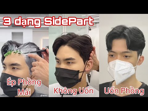 Video So Sánh Tóc Sidepart Uốn Phồng, Không Uốn và Ép Phồng... - youtube