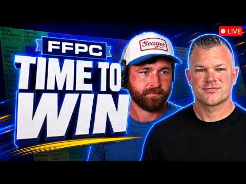 Video: LIVE Fantasy Football Draft: FFPC Main Event w/ Scott Barrett ($2,200 Entry)