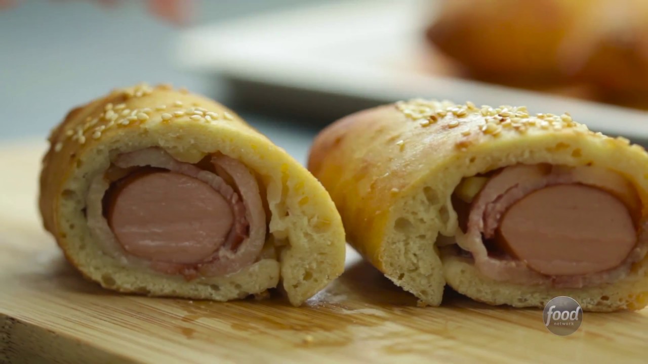 Rollo Relleno De Salchicha Recetas Faciles Food Network Youtube 