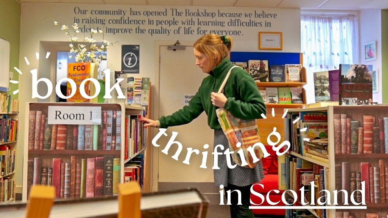 Уютный день, проведенный за поиском книг в магазинах подержанных вещей в Шотландском высокогорье 📚