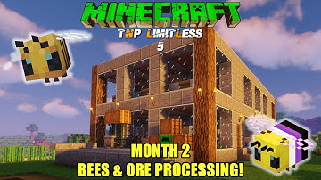 [02] 🐝Bees & Ore Processing!🐝| Minecraft Modded TNP Limitless 5 Let