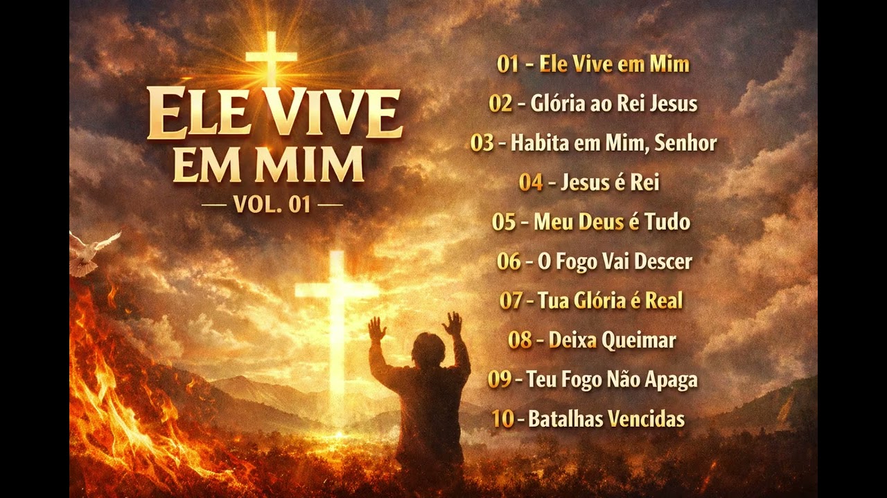 🎵 04 – JESUS É REI Álbum: Ele Vive em Mim – Vol01