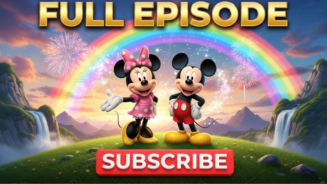 ✨ Cute Bow Girl & Brave Mouse Epic Road Trip Adventure | 3D Cartoon Fun Journey for Kids 🚗🌈