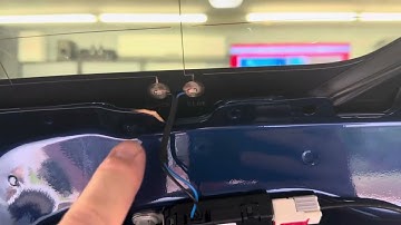 Tesla Model Y rear hatch noise (creaking) fix.