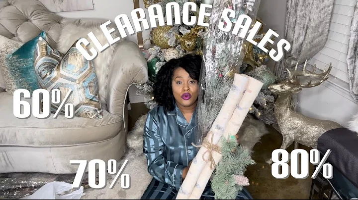 MASSIVE CLEARANCE CHRISTMAS DECOR HAUL #shoppinghaul